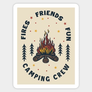 Camping Crew Sticker